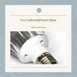 Indoor light-emitting diode E27 COB Spotlight, brilliant glow, energy-saving Black White 10W