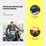 Motorcycle light-emitting diode Driving Fog Light, Waterproof Control, High/Low light, Auxiliary Lamp Light Black Upward Mount