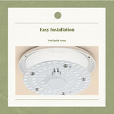 12-measure light-emitting diode ceiling light module, dimmable, 20W, suitable for bedroom, kitchen, and living room. Tri-color 24W-27cm-Ring