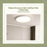 12-measure light-emitting diode ceiling light module, dimmable, 20W, suitable for bedroom, kitchen, and living room. White 24W-16.7cm-RA97