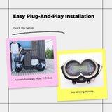 Light-emitting diode Headlight, Taillight, Turn blinker, 48V, Universal Integrated Headlight 25x7cm