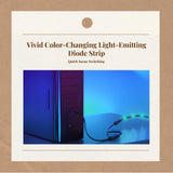 RGB lighting Strip Lights, Universal Serial Bus-Powered, Color Changing, Smart App Control, Gaming Desk Decoration APP Control 300cm