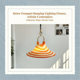 Dining Room Chandelier Light, Vintage Adjustable Horn Shape, Iron Ceiling Fixture White 60cm Warm Light
