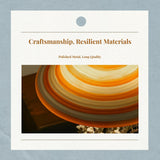 Dining Room Chandelier Light, Vintage Adjustable Horn Shape, Iron Ceiling Fixture White 60cm Tri-color Light