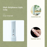 Mini light, portable dorm room essential, perfect for college and high school, great as a gift Red+White 20.3x5.8cm