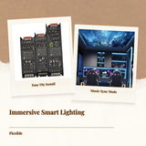 RGB Smart Lighting Strip Lights, Color Changing, App Control, Home Decor, Bedroom Power Supply 120W