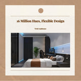 RGB Smart Lighting Strip Lights, Color Changing, App Control, Home Decor, Bedroom LED RGB+CW Strip 96 beads 12mm