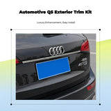 Exterior Trim Strip for 2009-2017 Q5 vehicles, suitable for side mirrors, fog lights, trunk, and frame decoration, easy to install 17-18 Q5+ Fog Strip other