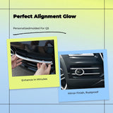 Exterior Trim Strip for 2009-2017 Q5 vehicles, suitable for side mirrors, fog lights, trunk, and frame decoration, easy to install 09-18 Q5 Windshield other