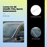 Exterior Trim Strip for 2009-2017 Q5 vehicles, suitable for side mirrors, fog lights, trunk, and frame decoration, easy to install 09-18 Q5 Upper Trunk other