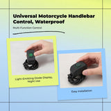 Motorcycle Handlebar Control Controller, Waterproof, Universal, 22mm, Headlight Horn Yellow other