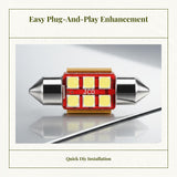 Universal Car light-emitting diode Interior Dome Light, Cheeta Black Giant primate 2030, lighting lamp Ice Blue 3pcs