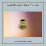 lighting fixture Accessories, Bronzed hanging Pull Chain, Decorative Ceiling Light Fixture Chrome 2.4x4x2.8cm