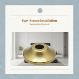 Lighting Fixture Cover, Metal Shade Holder, Floor Lighting Fixture Decor, Living Room Light Gold 15.4*3.5cm