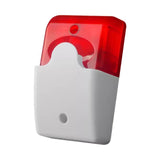 Sound and Light Alarm, linked light-emitting diode flashing alarm, 12V/24V/220V, commercial High Decibel, Workshop, Security Warning Red 24VDC