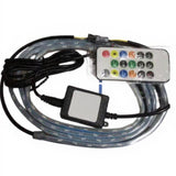 light-emitting diode Hood Light Strip, Universal Waterproof Animated Scanning, Car Decoration Multicolor 120cm