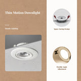 slimline light-emitting diode Recessed Ceiling Light, Motion Adjustable Angle, Home White-Warm Light 3W 5.5-6cm