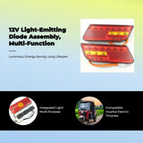 Electric Tricycle light 12V, Universal, Turn alert, Brake Light #A 19x7.5cm