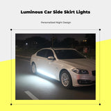 Light-Emitting Diode Car Underglow Lights, RGB Ambient Strip, App Control, Waterproof, Decorative Pink 2x200cm Cigarette