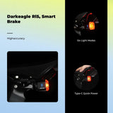 Bike Smart Brake Sensing, charging port-C Rechargeable, Waterproof, Night Riding Saddle Rail Mount RL3