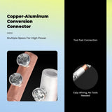 Copper-Aluminum Junction Joint, Quick Connector, High-Power Wiring, Outdoor, Home 10pcs GTL-35