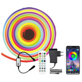 RGB light-emitting diode luminous Rope Light, universal serial bus Powered, Music Sync, Flexible Strip Lights 24V 1000cm
