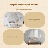 Acrylic Mirror Sticker, Individual Wall Mirror, Cute Creature Shape, Bathroom Decor