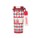 Christmas Travel Mug Stainless Steel 520ml Cartoon for Outdoor Office Sports