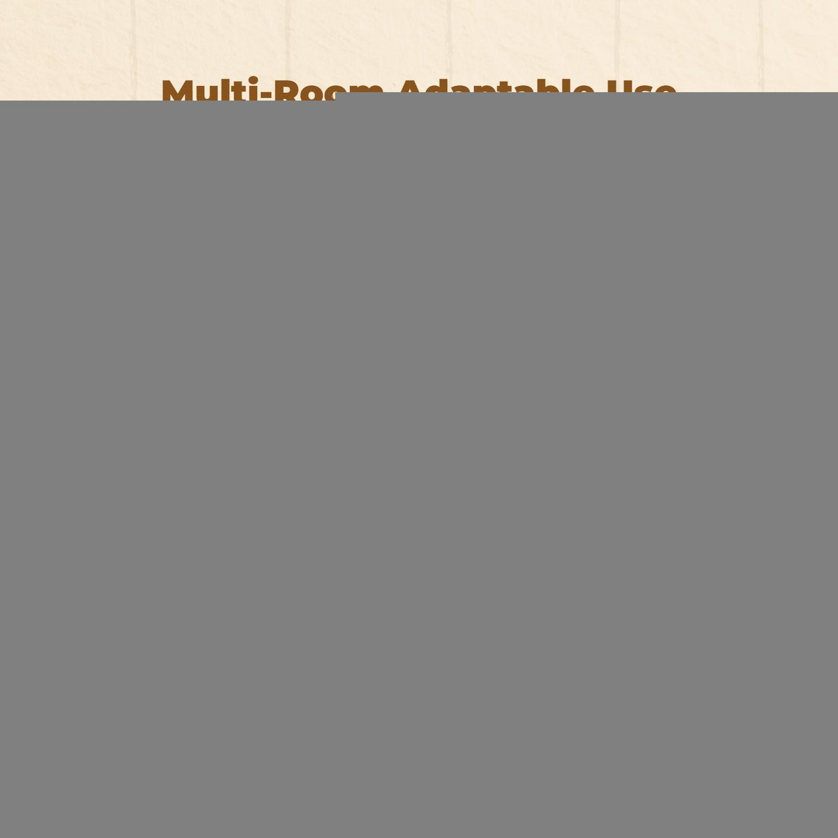 Rotating Kitchen Hook, No Utensil Rack Black 8 Hooks