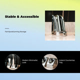 Electric Toothbrush Organizer, Waterproof Storage Stand, Bathroom Countertop Holder 2Tall+Paste Set