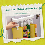 Wall Mount Kitchen Organizer, Stainless Steel Multi-Purpose Rack, Space-Saving Storage for Dishcloths, Gloves, and Cleaning Supplies Short Rack 1pc