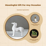 Modern Chinese design decor, light luxury decoration, living room, wine cabinet, office White Horse