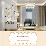 Cartoon Light-Blocking Curtain, Kid's Room, Cute Creature Design, Living Room, Easy to Install Love Hug