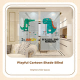 Cartoon Light-Blocking Curtain, Kid's Room, Cute Creature Design, Living Room, Easy to Install Blow Bubbles