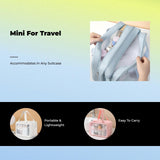 Travel Toiletry Bag, Waterproof, Wet and Dry Separation, Portable Organizer, for Men and Women Black Medium