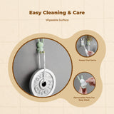 Toothbrush Holder, No Bathroom Organizer, Space Saving Light&Dark Green