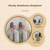 Sink Organizer, Adjustable Storage Rack, No Kitchen Bathroom Holder Gunmetal Gray 3 pcs