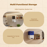 Chopsticks Holder Utensil Organizer, Kitchen Storage Box, Draining, Dustproof Black Disinfection