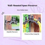 osprey Hose Holder, Cast Iron Wall Mount, Outdoor Garden Decor, Waterproof, Vintage