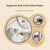 Toilet Paper Holder, Waterproof Tissue Dispenser, Bathroom Storage Green 1 Pack