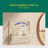 Wall-Mounted Laundry Hamper, Waterproof Hanging Organizer, Bathroom Storage Bag 40x40cm Agile Otter