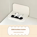 Furniture Anchors, Anti-Tip Wall Straps, Child Cabinet Fixer Style B