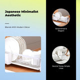 Dish Drying Rack, Kitchen Counter Organizer, Multi-Functional Utensil Holder