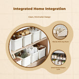 Kitchen Storage Box, Clear Organizer, Multi-Functional Pantry Bin