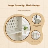 Bathroom Organizer, Narrow Storage Rack, Large Capacity, Multitier Shelf, Space Saving
