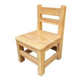 Kids Wooden Chair Comfortable Ladderback for Playroom Activity Kindergarten Sitting height 20cm