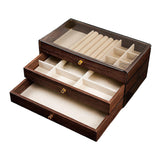 Jewelry Box Large Capacity Jewelry Organizer for Earrings Pendants Bracelets Style B