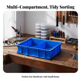 Multicompartment Compindividualnt Case Compartmentalized Design Parts Container adaptable Use Organizer Box for DIY hobbyists, creative hobbyists, Workshop, Garage, Studio 440x320x84mm 24-grid Large