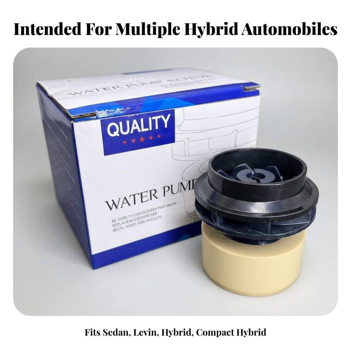 Hybrid Engine Water Pump Rotor Electronic Water Pump Impeller Leak Avoidance Automotive Part for Auto Mechanics, DIY Car Repairers, Garage Genuine Impeller