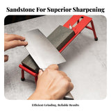 Non-Slip Whetstone Holder Universal Type Non-Slip Whetstone Base Adjustable Ening Stone Holder for Chefs, Workbench, Countertop, Workshop